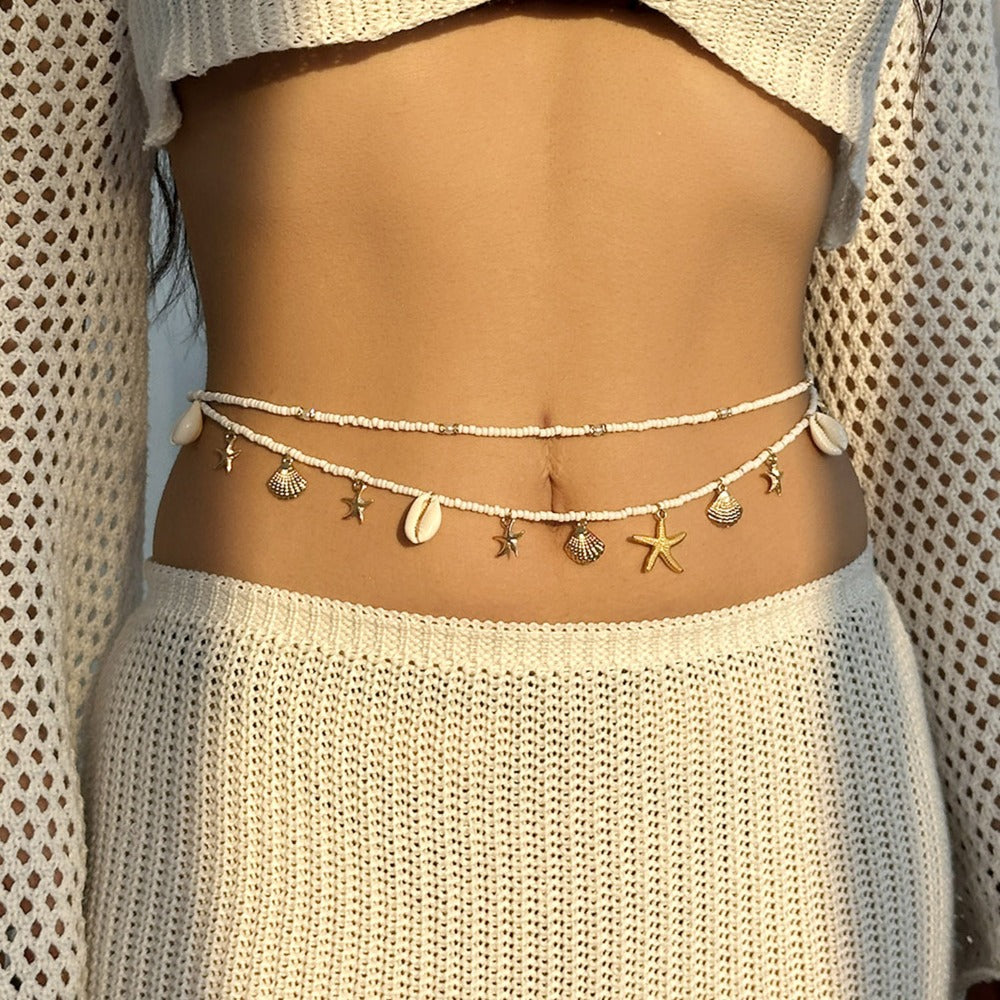#70 Summer Bohemian Waist Chain Sea Star