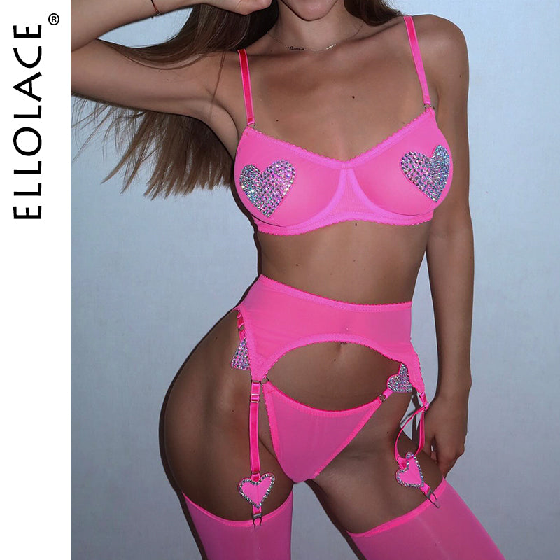 #143 Ellolace Neon Fancy Daring Lingerie