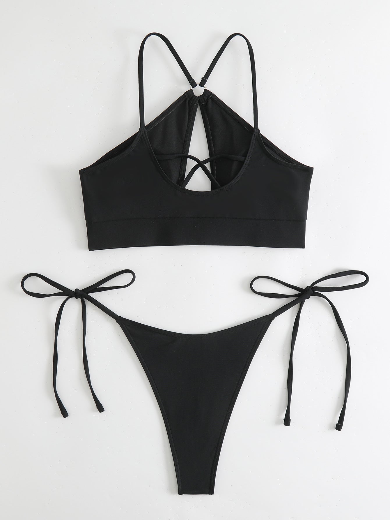 #14 Cut Out Halter Bikini Swimsuit