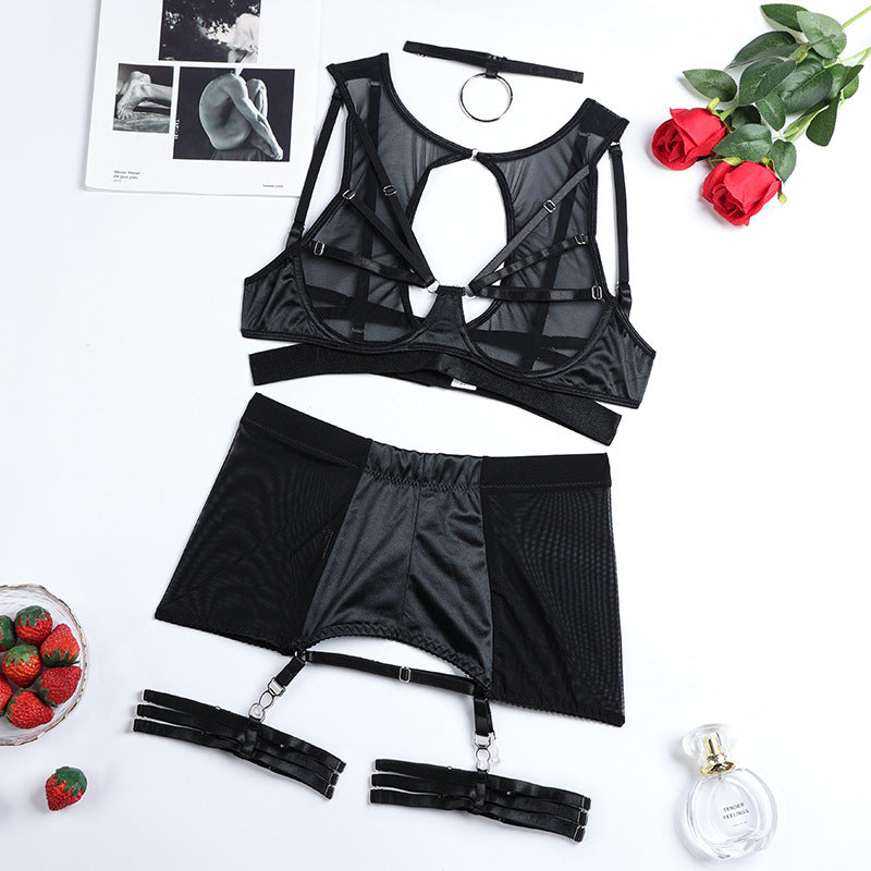 #20 Yimunancy 5-Piece Mesh Lingerie