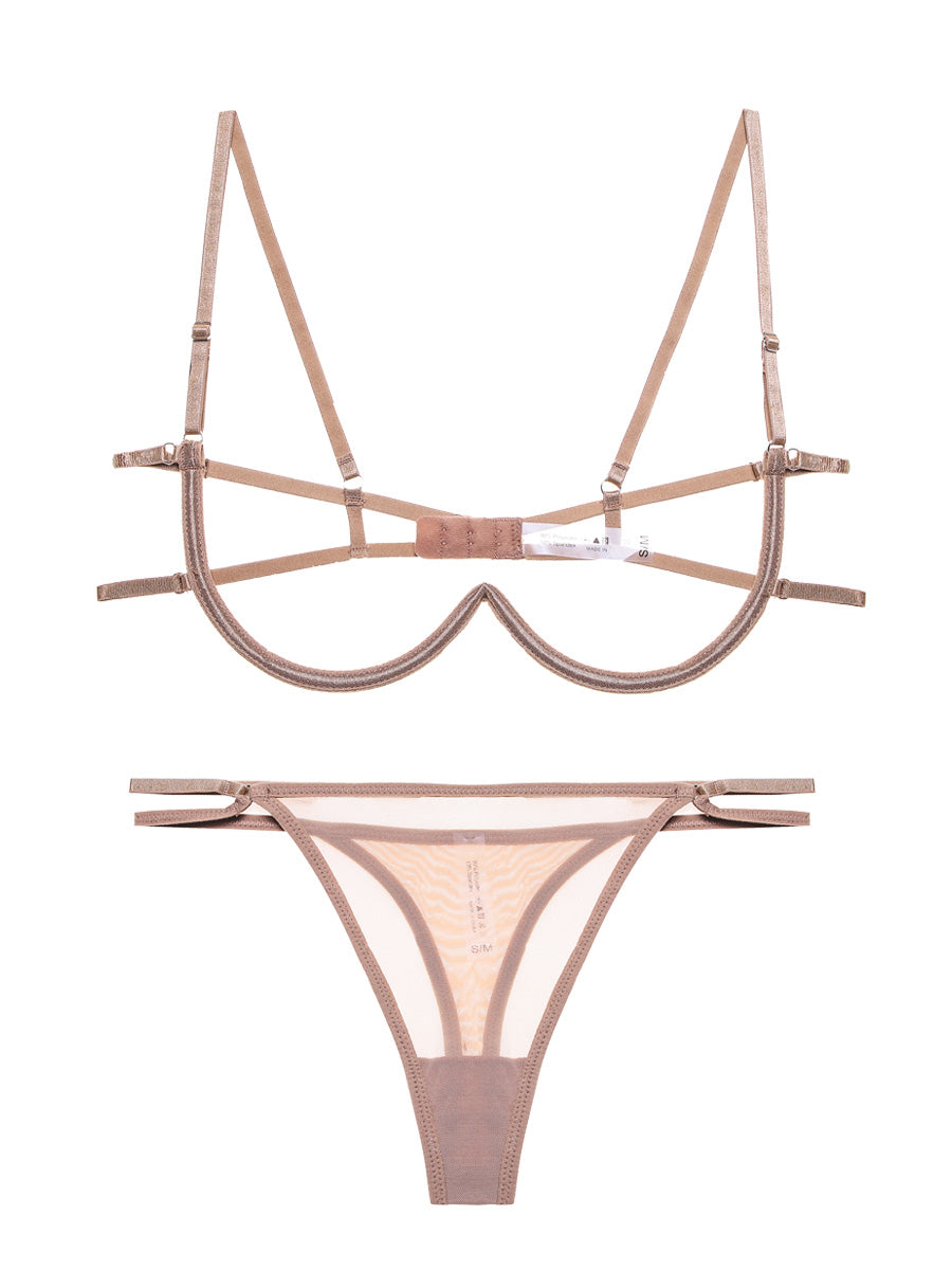 #166 Sexy confused mesh hot transparent lingerie