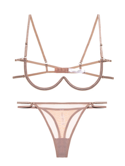 #166 Sexy confused mesh hot transparent lingerie