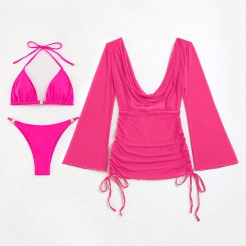 #97 European American Foreign Trade Three-piece Split Bikini