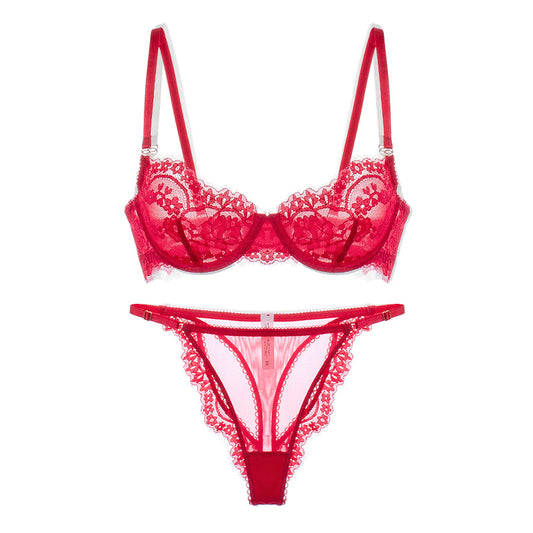 #182 Sexy thin lace lingerie briefs sets