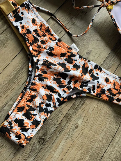 #25 Sexy Halter Push Up Brazilian Bikini