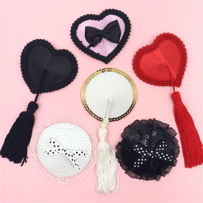 #113 1 Pair Reusable Seductive Tassel Pasties