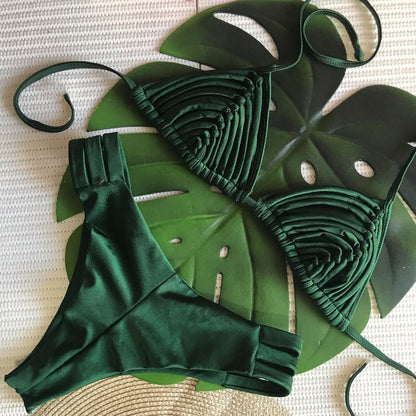 #58 New Bandage Stripes Brazilian Bikini