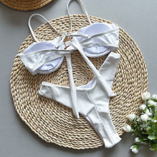 #103 Sexy Metal Sun Ornament Bikini