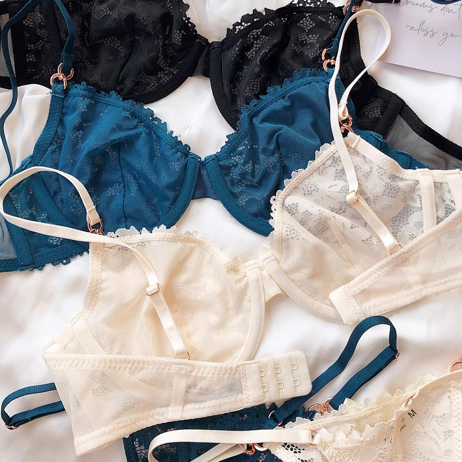 #181 Ultrathin Lace Push Up Lingerie