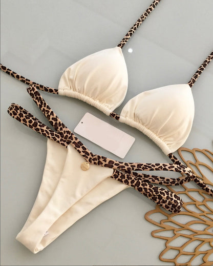 #6 New Triangle Cup Bikini Set Swimwear Beach Vacation Essential