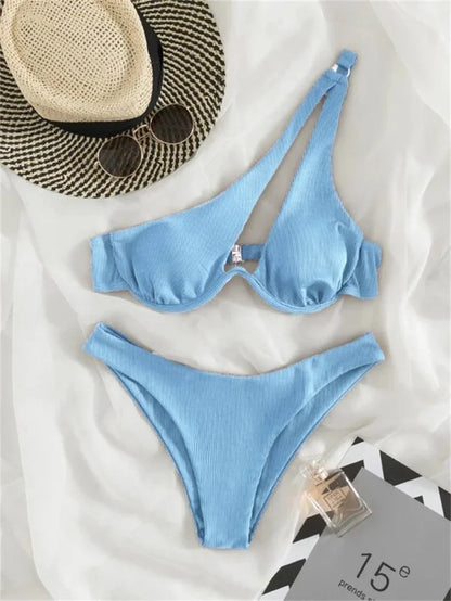 #104 Sexy One Shoulder Bikini