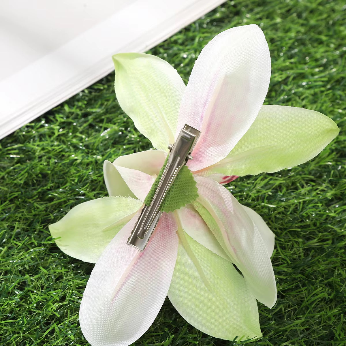 #74 Orchid Flowers Hair Clips Bohemian Large Hairpin