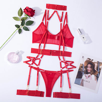 #82 Diccvicc Lingerie Sexy Sheer Mesh Bandag