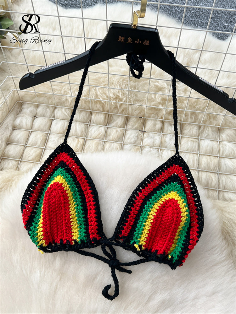 #150 Tassel Knitted Beach