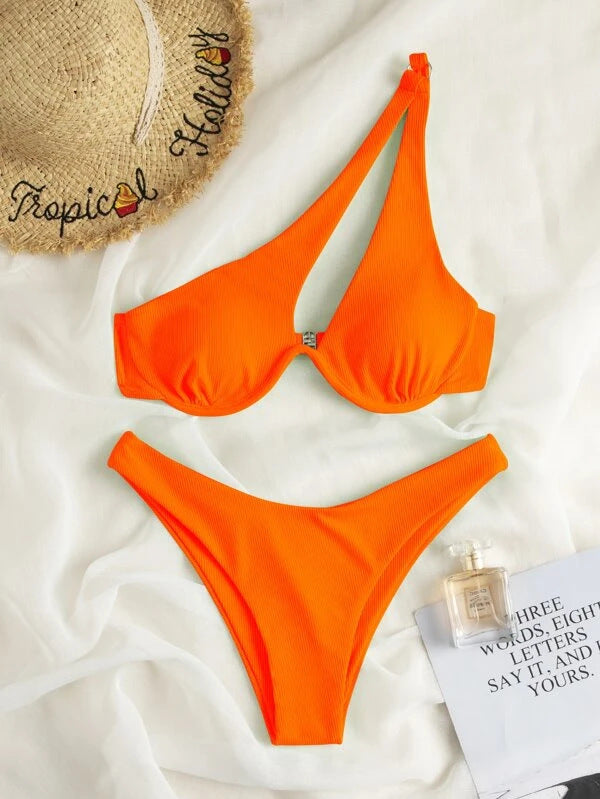 #104 Sexy One Shoulder Bikini
