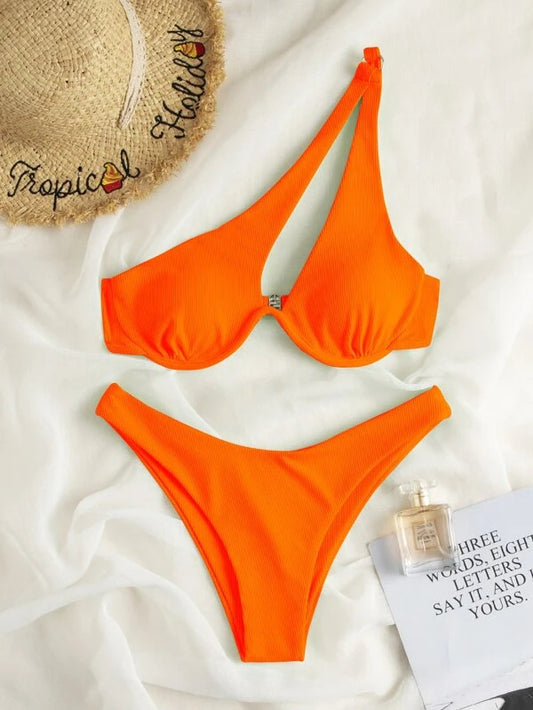 #104 Sexy One Shoulder Bikini