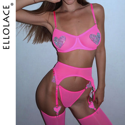 #143 Ellolace Neon Fancy Daring Lingerie