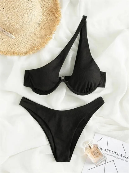 #104 Sexy One Shoulder Bikini