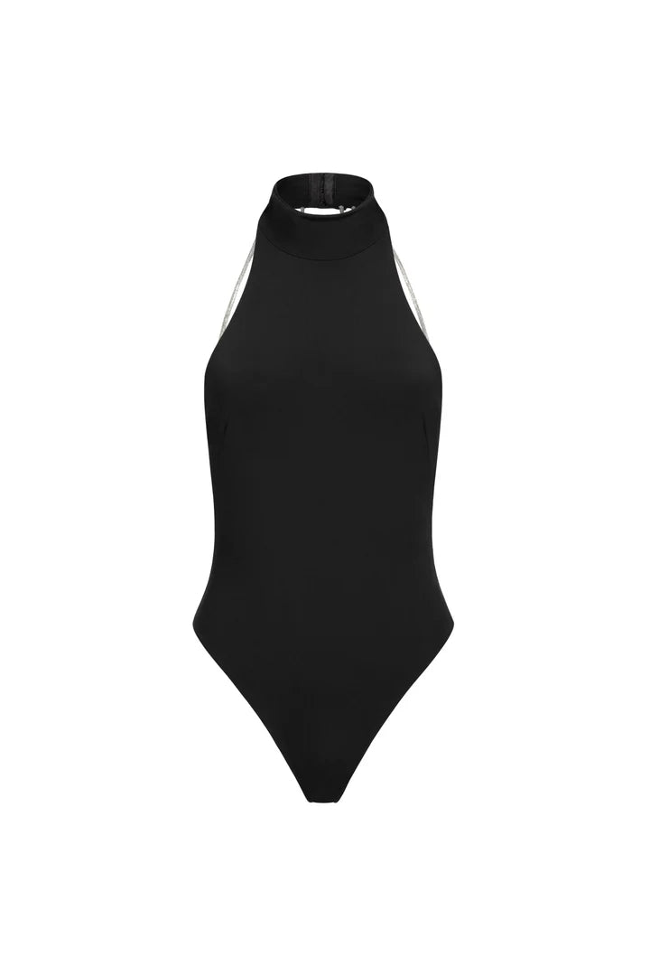 #34 Buckle Off Shoulder Bikini With Skirt Swimsuit