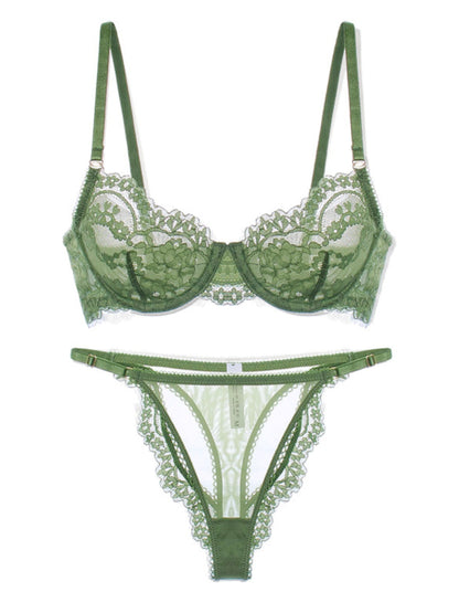 #182 Sexy thin lace lingerie briefs sets