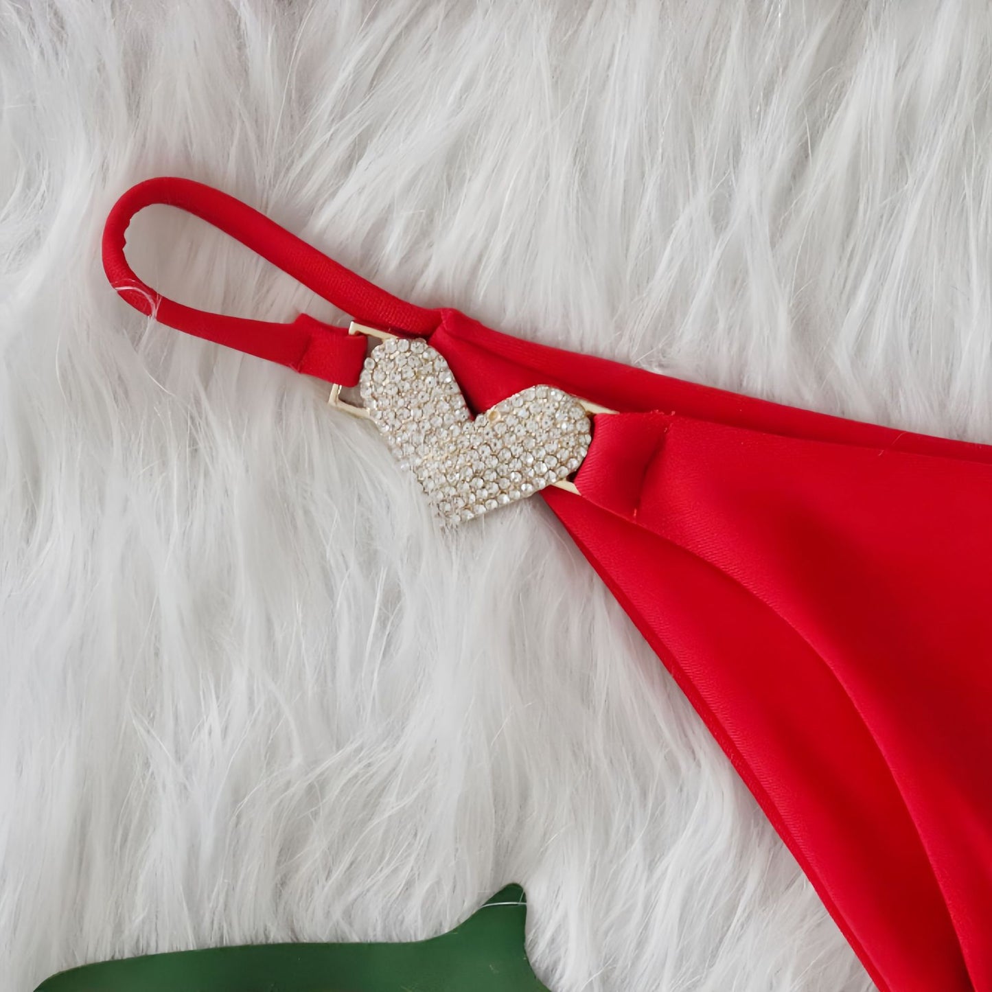 #99 Sexy Diamond Rhinestones Scrunch Butt Bikin