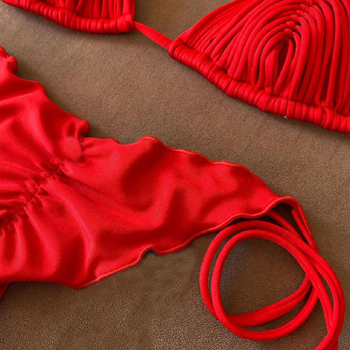 #58 New Bandage Stripes Brazilian Bikini