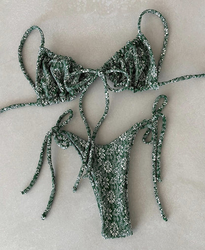 #43 Double Face Plain Bikinis