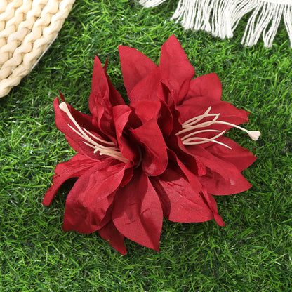 #72 AWAYTR Artificial Pink Flowers Hairpin Party Flower