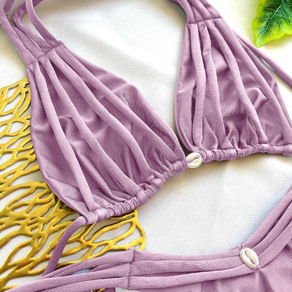 #58 New Bandage Stripes Brazilian Bikini