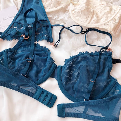 #181 Ultrathin Lace Push Up Lingerie