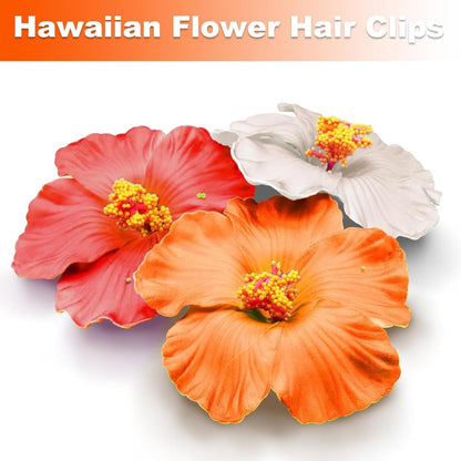 #71 Headwear Hawaiian Flower Hair Clips Romantic