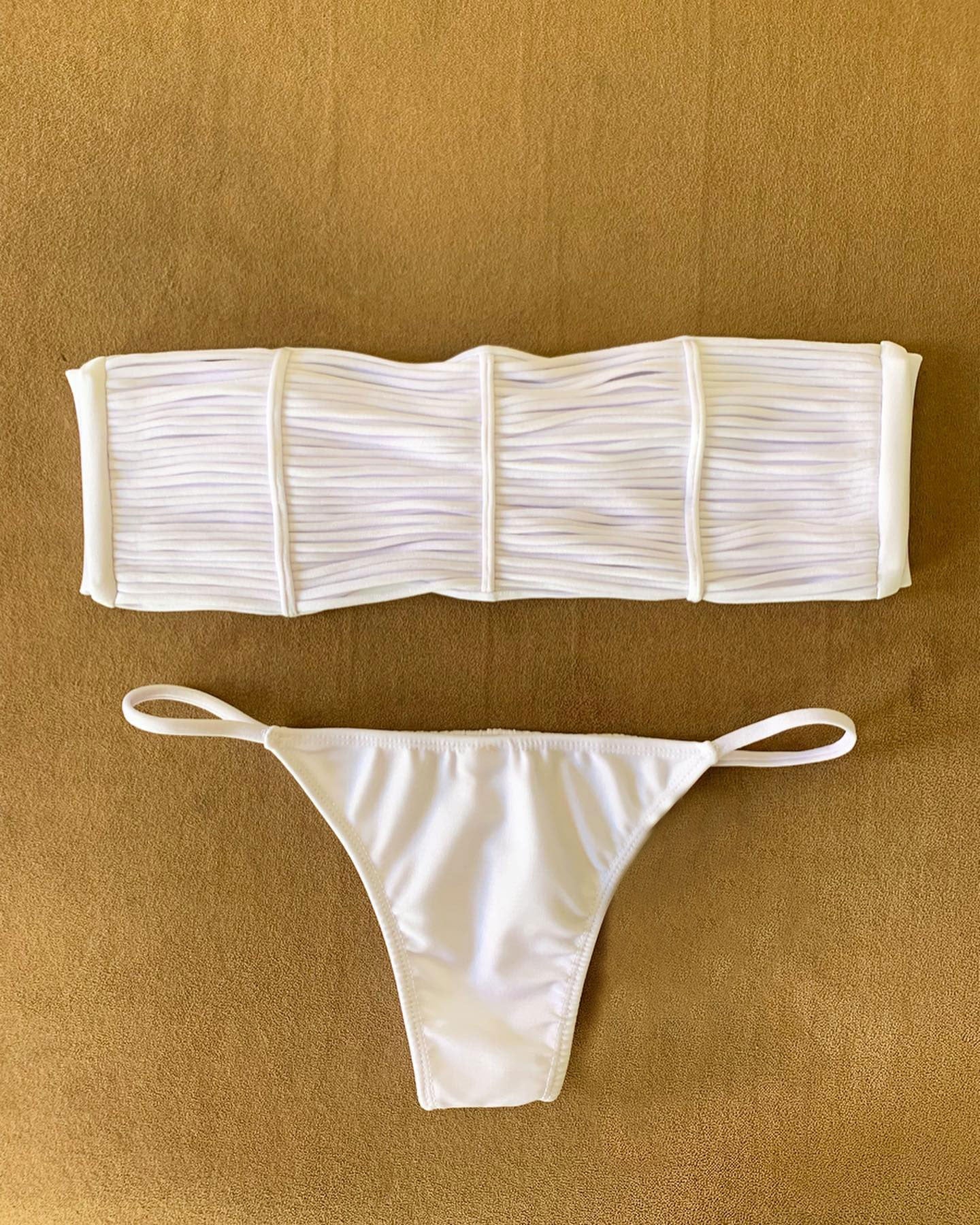 #58 New Bandage Stripes Brazilian Bikini