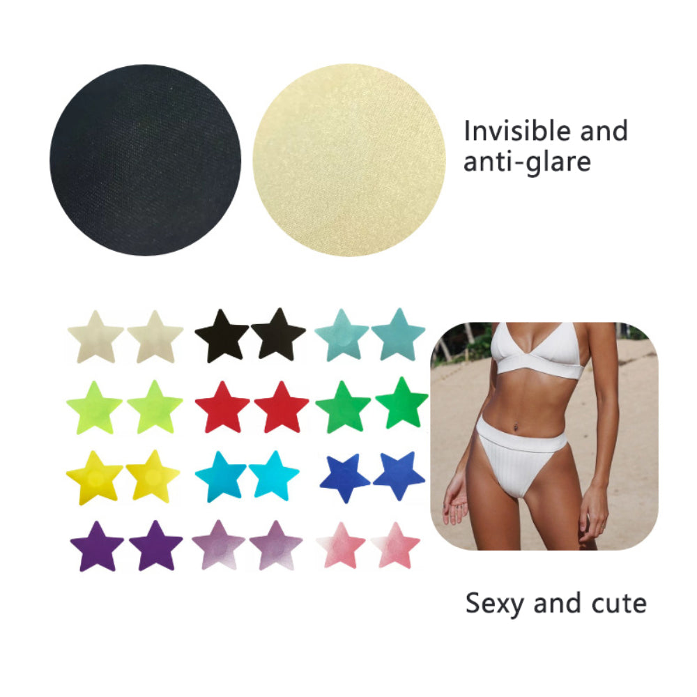 #117 Paste Breast Stickers For Women Star Nipple Cover