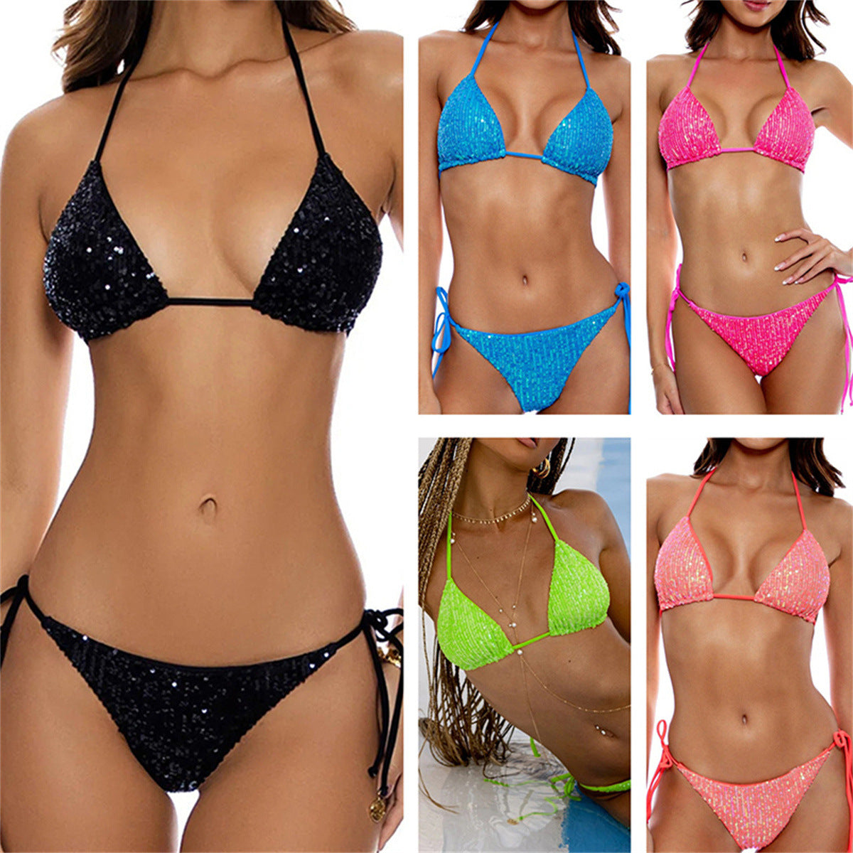 #32 Sparkle Waves Brazilian Bikini