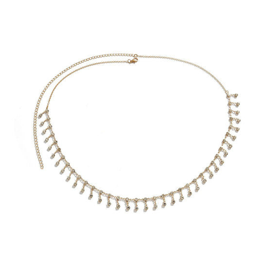 #69 Multilayer Punk Gothic Moon Sun Waist Chain Metal