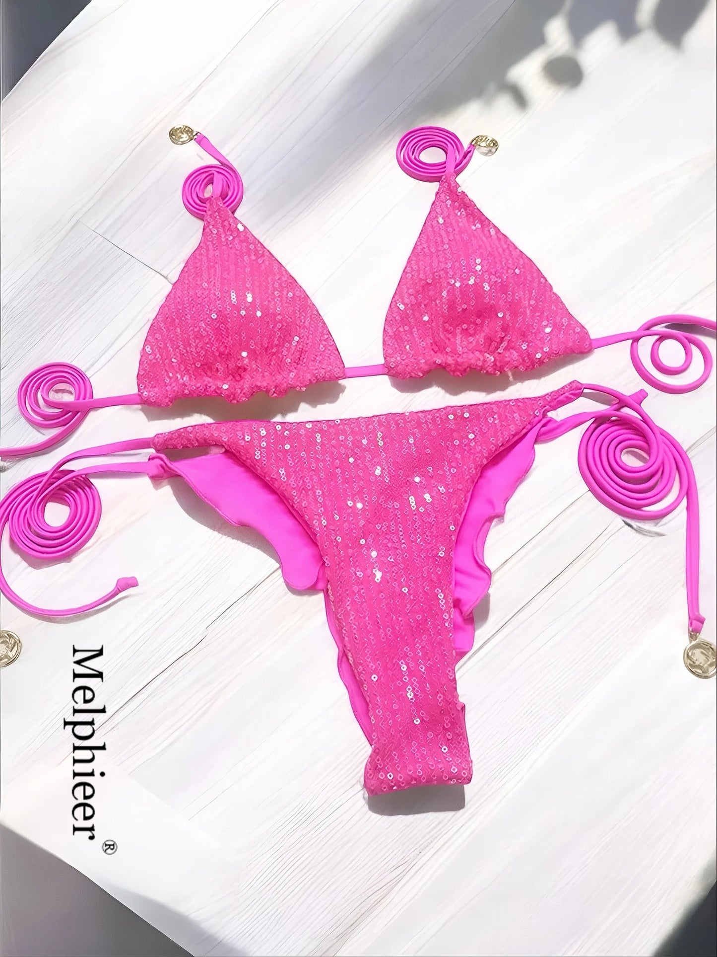 #32 Sparkle Waves Brazilian Bikini