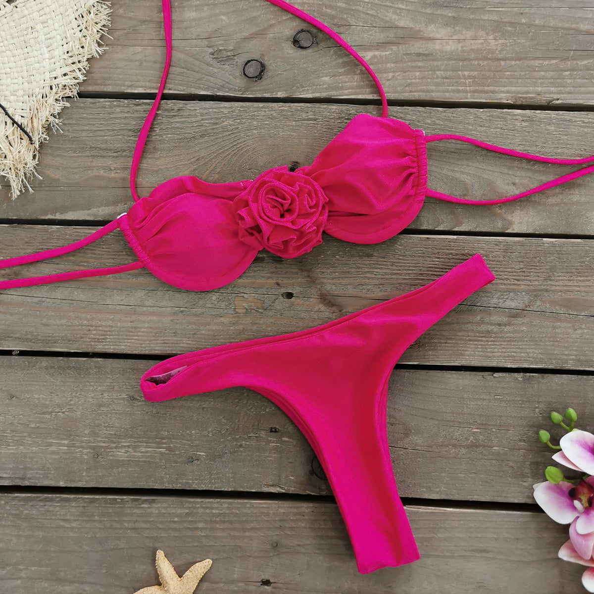 #106 Micro Bikinis Beachwear Solid G-string