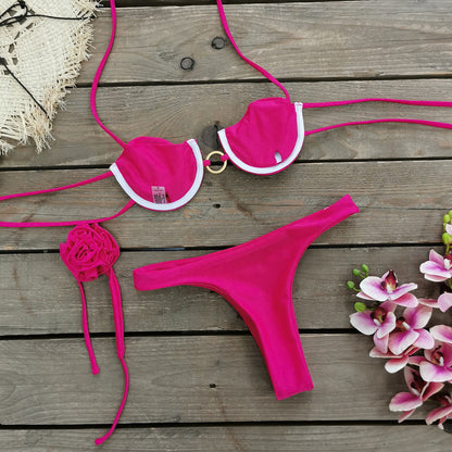 #106 Micro Bikinis Beachwear Solid G-string