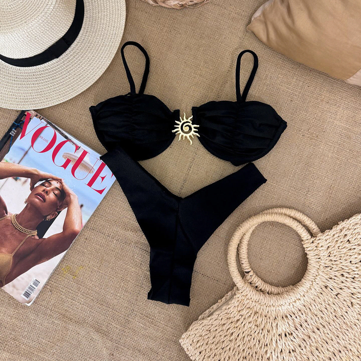 #103 Sexy Metal Sun Ornament Bikini