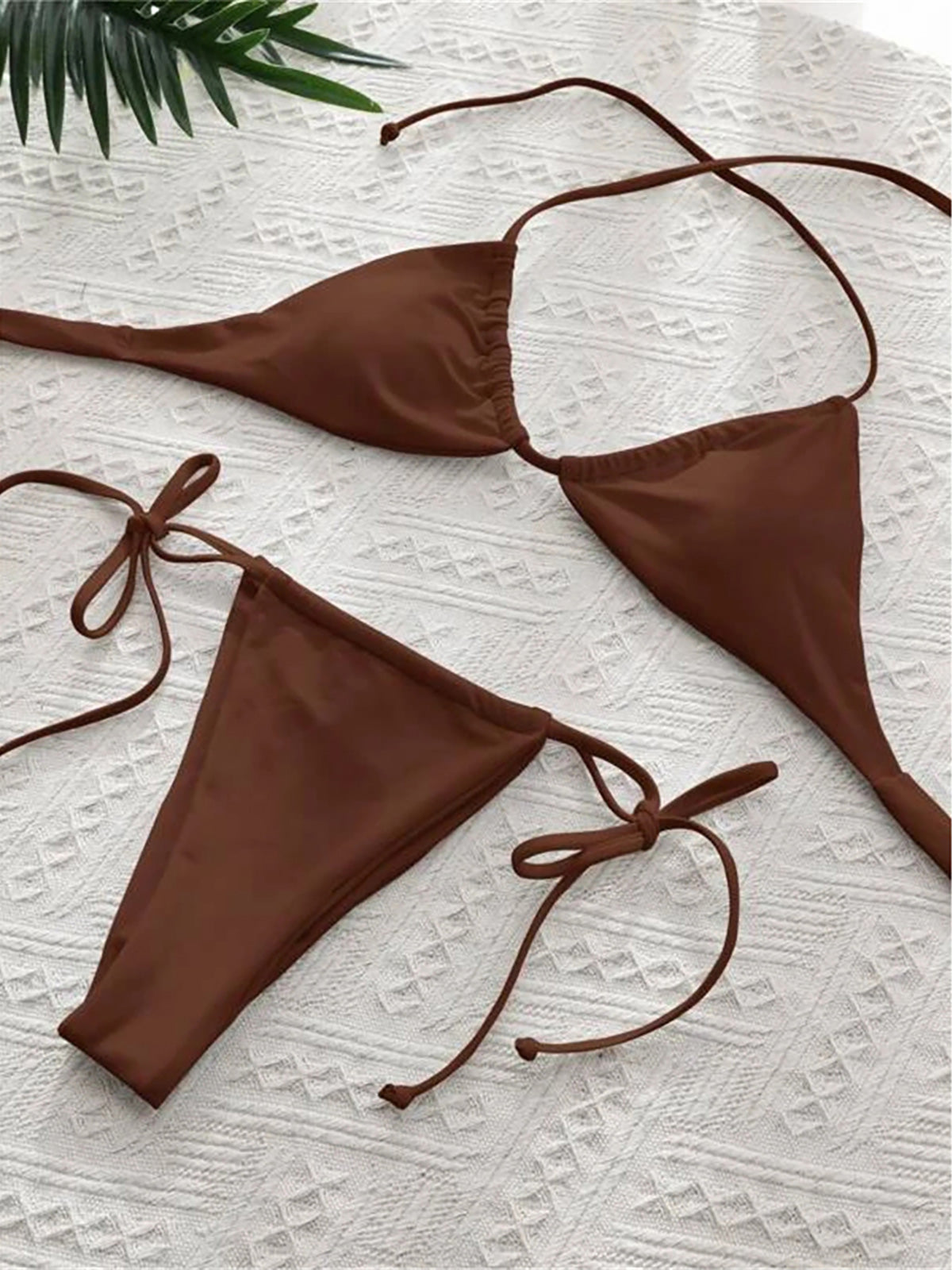 #40 Halter Mini Micro Thong Bikini Female