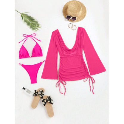 #97 European American Foreign Trade Three-piece Split Bikini