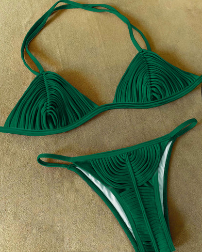 #58 New Bandage Stripes Brazilian Bikini