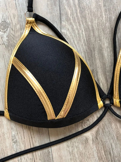 #25 Sexy Halter Push Up Brazilian Bikini