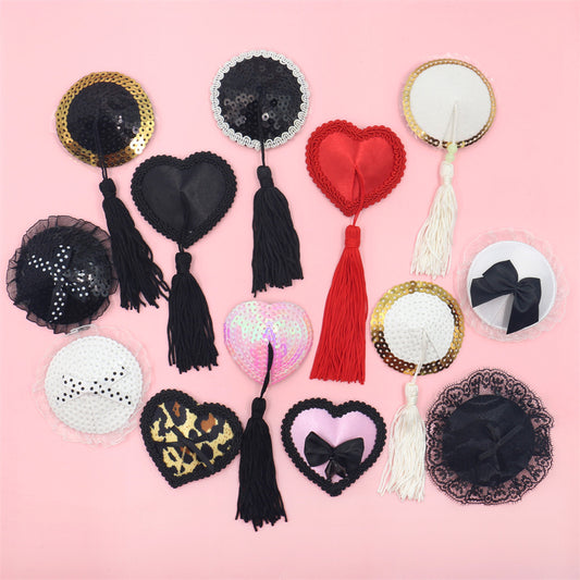 #113 1 Pair Reusable Seductive Tassel Pasties