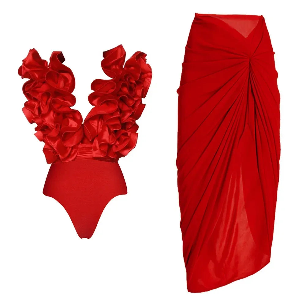 #49 Swimsuit and Skirt Two Pieces Sexy