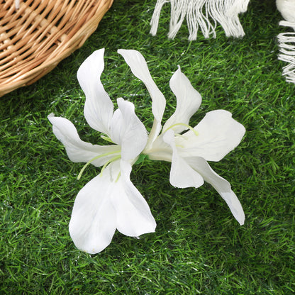 #72 AWAYTR Artificial Pink Flowers Hairpin Party Flower
