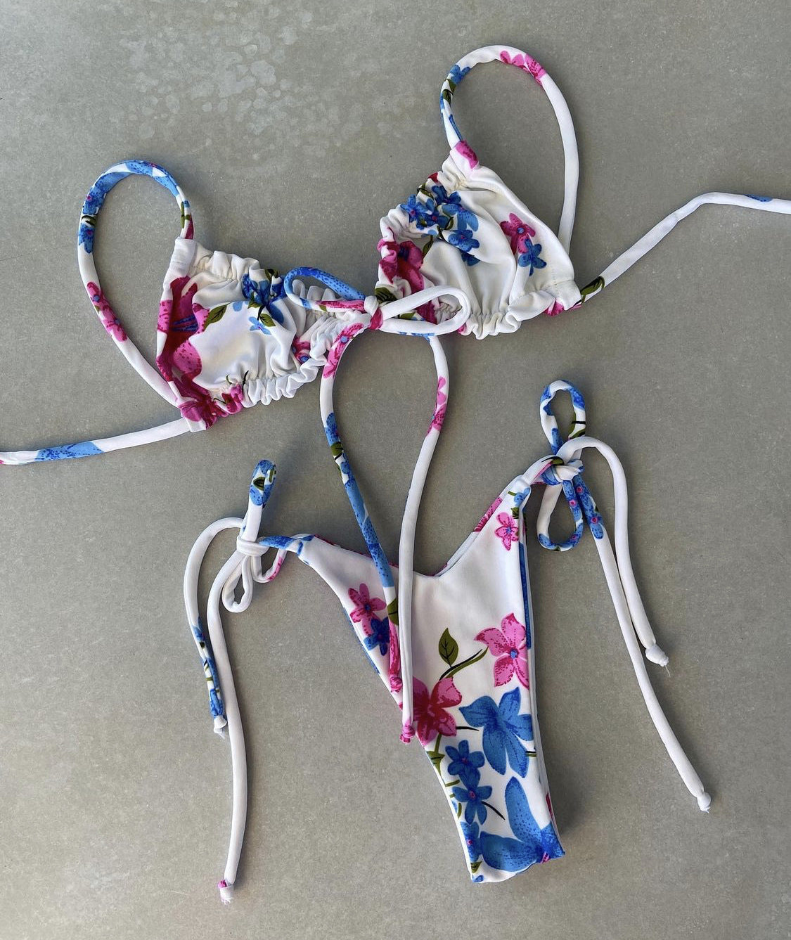 #43 Double Face Plain Bikinis