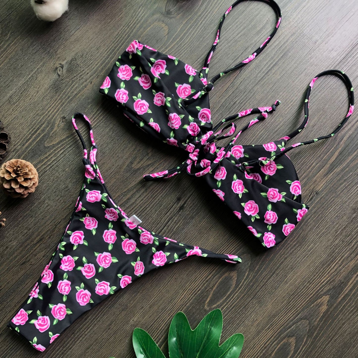 #43 Double Face Plain Bikinis