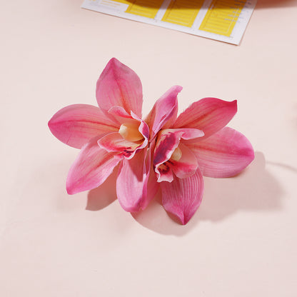 #74 Orchid Flowers Hair Clips Bohemian Large Hairpin