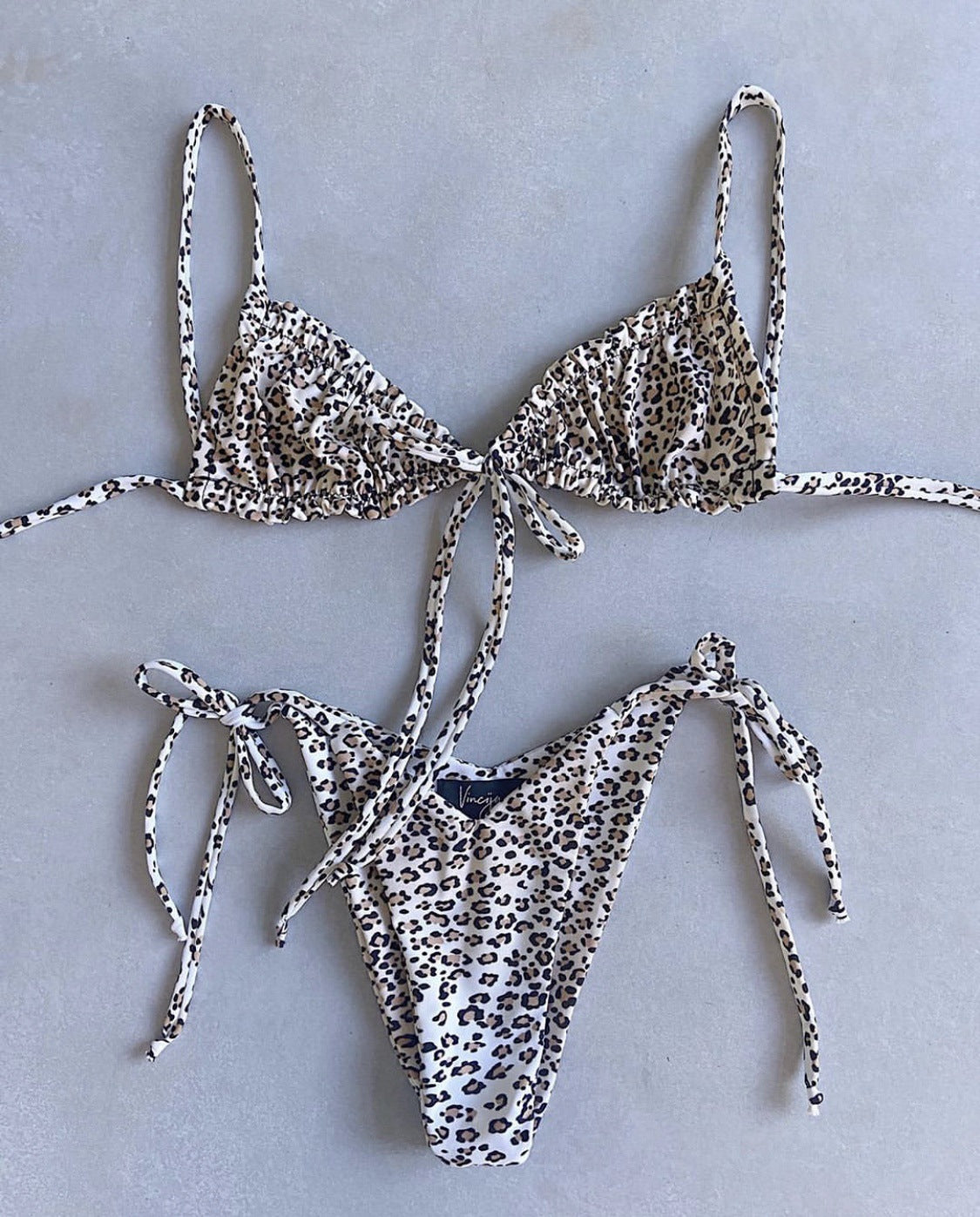 #43 Double Face Plain Bikinis